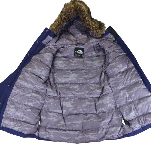 The North Face Dunagiri Down Jacket NF0A2RF8 Belted Parka Women's Small Coat - Picture 7 of 10